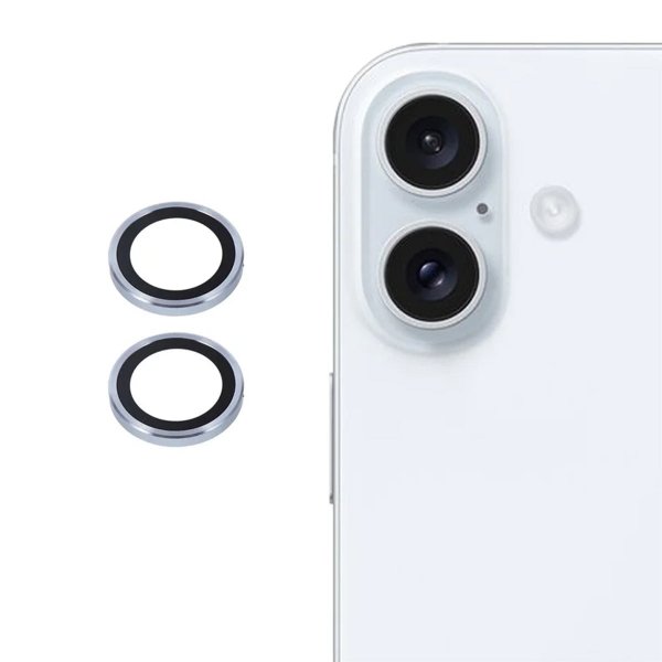 iPhone 17 Kamerabeskyttelse i Hærdet Glas Blå