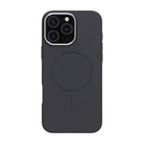 iPhone 16 Pro Max Cover Kulfibermønster MagSafe Sort