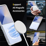 Nordic Covers Samsung Galaxy Z Flip 7 Cover Feather Series MagSafe Transparent