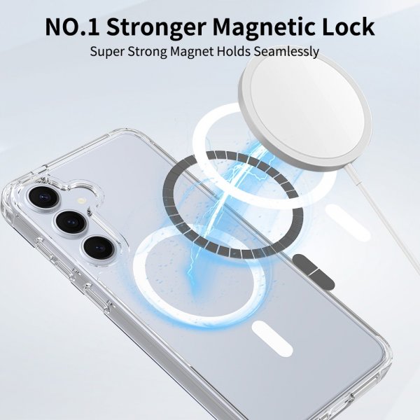 Nordic Covers Samsung Galaxy S24 Plus/Galaxy S25 Plus Cover Feather Series MagSafe Transparent