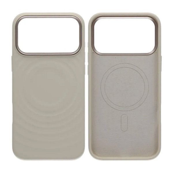 iPhone 17 Pro Max Cover Silikone MagSafe Beige