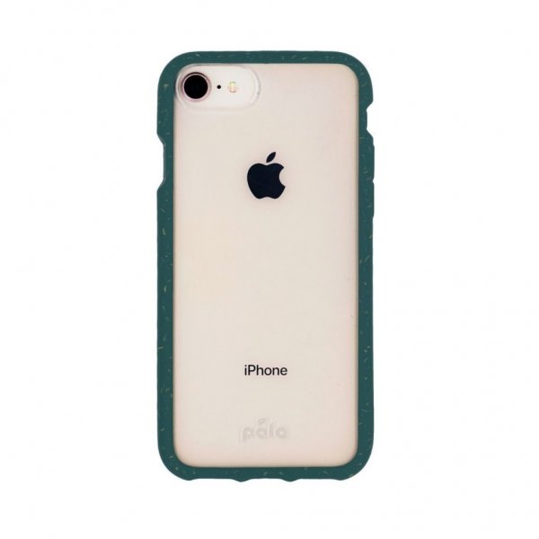 Pela iPhone 7/8/SE Skal Eco Friendly Klar Grøn