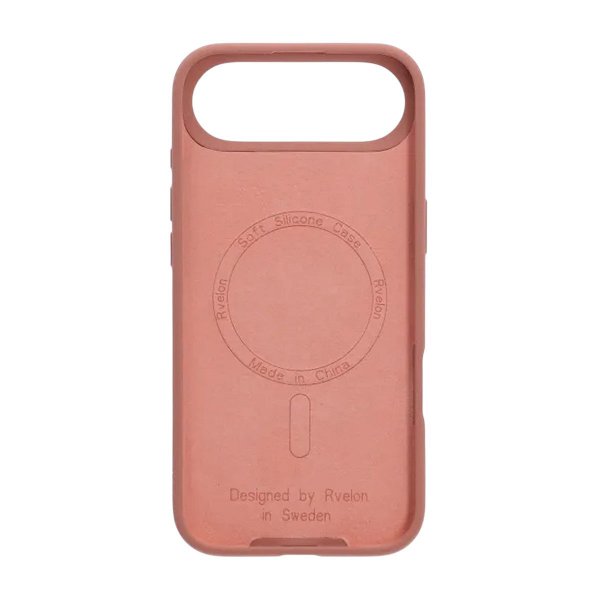 Rvelon iPhone Air Cover Silikone MagSafe Mørkrosa
