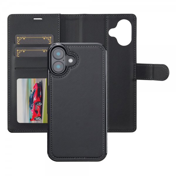 Nordic Covers iPhone 17 Etui med aftageligt MagSafe-cover Raven Black