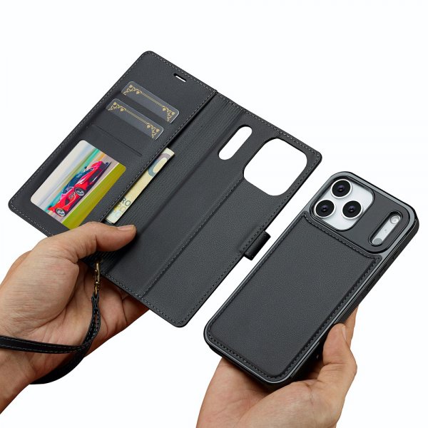 Nordic Covers iPhone 17 Pro Max Cover med aftageligt MagSafe-cover Raven Black
