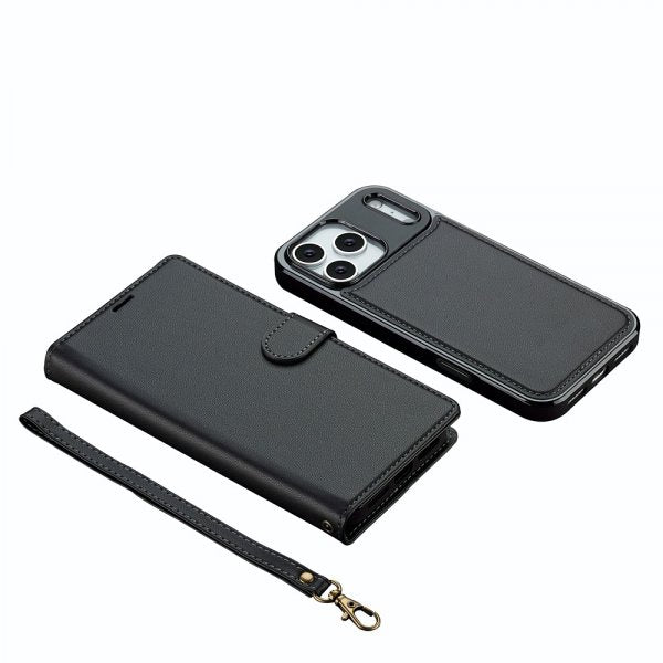 Nordic Covers iPhone 17 Pro Etui med aftageligt MagSafe-cover Raven Black