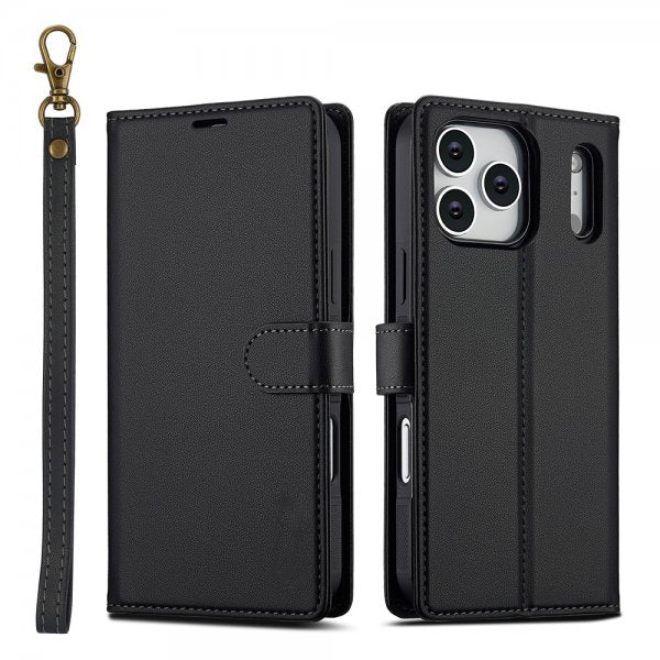 Nordic Covers iPhone 17 Pro Etui med aftageligt MagSafe-cover Raven Black