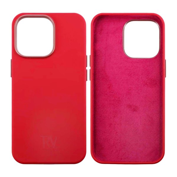Rvelon iPhone 13 Pro Silikonecover Rød