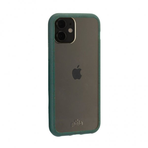 Pela iPhone 11 Cover Eco Friendly Clear Grøn