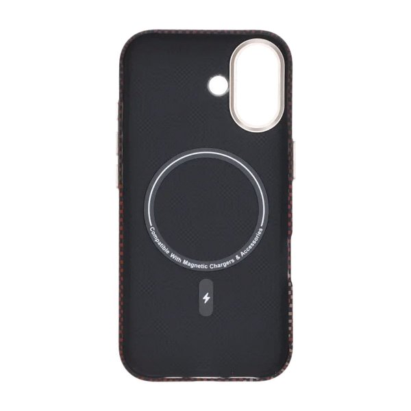 iPhone 17 Cover Aramidfiber MagSafe Rød