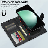 Nordic Covers Samsung Galaxy S25 FE Etui med aftageligt MagSafe-cover Raven Black