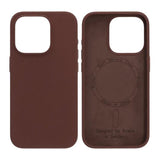 Rvelon iPhone 15 Pro Cover Silikone MagSafe Brun