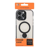 iPhone 15 Pro Cover Ringstativ MagSafe Sort