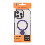 iPhone 15 Pro Max Cover Ringstativ MagSafe Lilla