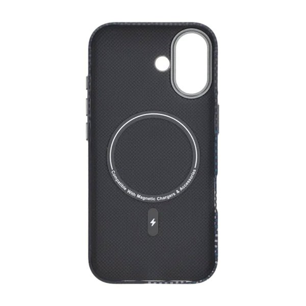 iPhone 17 Cover Aramidfiber MagSafe Blå