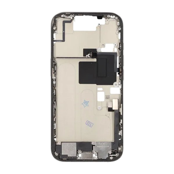 Mellemramme med smådele til iPhone 16 Pro - Naturlig Titanium OEM