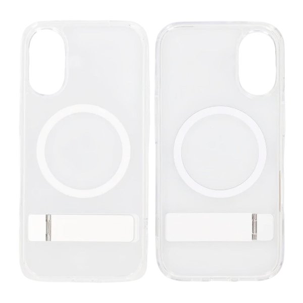 Rvelon iPhone 17 Cover med Stativ MagSafe Transparent