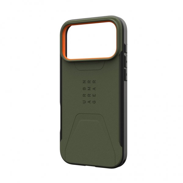 Urban Armor Gear (UAG) iPhone 17 Pro Max Cover Civilian MagSafe Olive/Orange