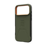 Urban Armor Gear (UAG) iPhone 17 Pro Max Cover Civilian MagSafe Olive/Orange