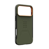 Urban Armor Gear (UAG) iPhone 17 Pro Max Cover Civilian MagSafe Olive/Orange
