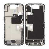 Mellemramme med smådele til iPhone 16 Pro - Hvid Titanium OEM