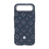 iPhone Air Cover Aramidfiber MagSafe Blå Tekst