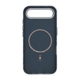 iPhone Air Cover Aramidfiber MagSafe Blå Tekst