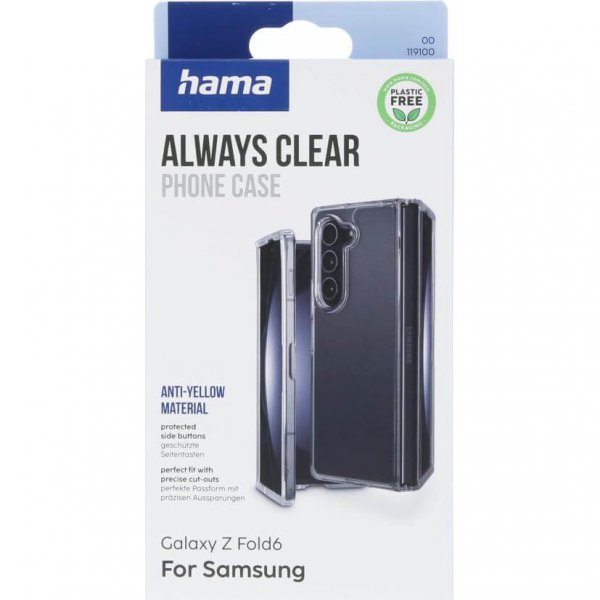 Hama Samsung Galaxy Z Fold 6 Cover Always Clear Transparent