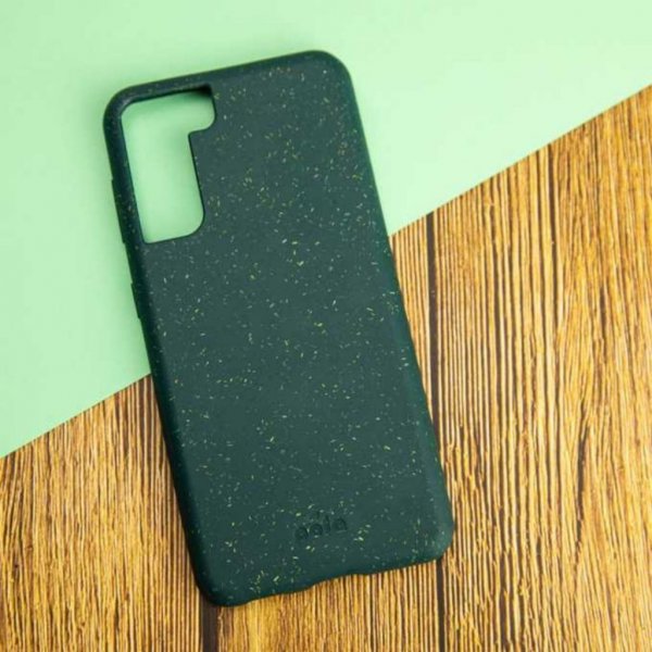 Pela Samsung Galaxy S21 Plus Cover Eco Friendly Classic Grøn