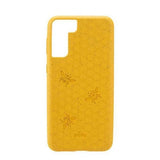 Pela Samsung Galaxy S21 Plus Cover Honey Bee Edition Gul