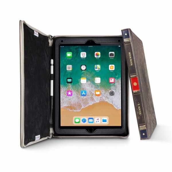 Twelve South iPad 9.7 (gen 5/6)/iPad Air 1/2 Cover BookBook Ægte Læder Stativ Brun