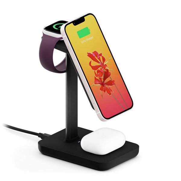 Twelve South Trådløs Oplader HiRise Three MagSafe Sort