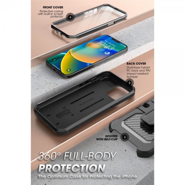 Supcase iPhone 13/iPhone 14 Cover UB Pro Sort
