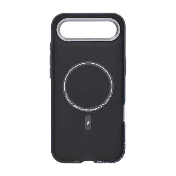 iPhone Air Cover Aramidfiber MagSafe Blå Gitter