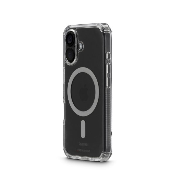 Hama iPhone 16 Cover Extreme Protect MagLine Transparent