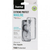 Hama iPhone 16 Cover Extreme Protect MagLine Transparent
