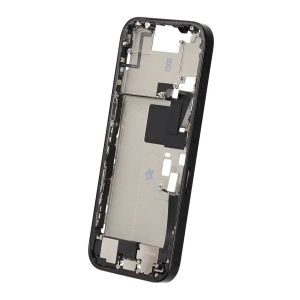 Midterramme med smådele til iPhone 16 Pro - Sort Titanium OEM