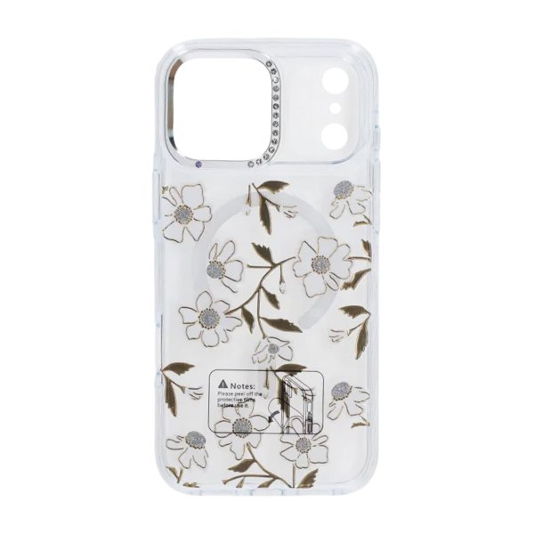 iPhone 17 Pro Max Cover Mønster MagSafe Blomstergrene