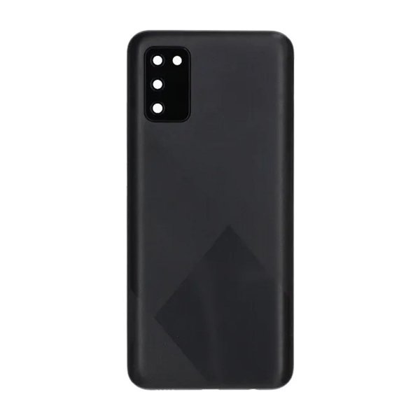 Samsung Galaxy A02s Bagside Glas - Sort