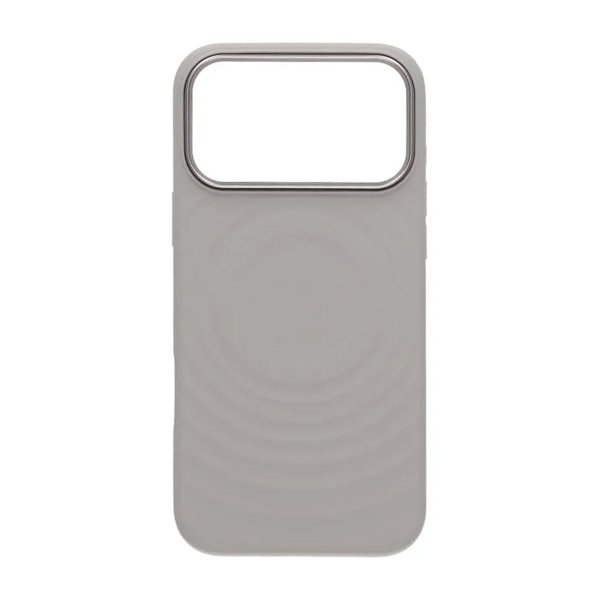 iPhone 17 Pro Max Cover Silikone MagSafe Lysegrå