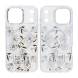 iPhone 17 Pro Cover Mønster MagSafe Blomstergrene