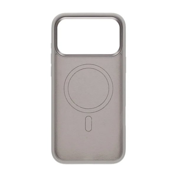 iPhone 17 Pro Max Cover Silikone MagSafe Lysegrå