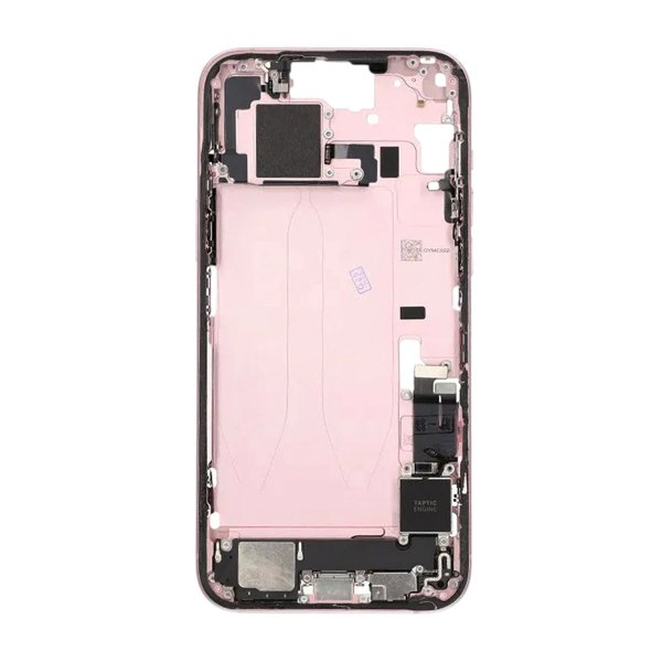 Midterramme med smådele til iPhone 15 Plus - Rosa OEM