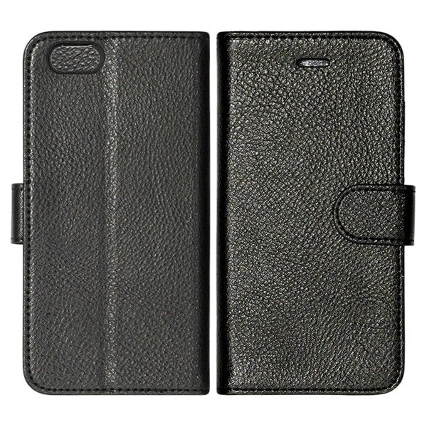 iPhone 6/6S Etui med Stander Sort
