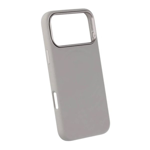 iPhone 17 Pro Max Cover Silikone MagSafe Lysegrå
