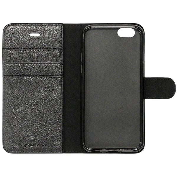 iPhone 6/6S Etui med Stander Sort