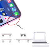 Knapper og SIM-kortholder til iPhone 16 og 16 Plus - Hvid