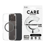 CARE by PanzerGlass iPhone 16 Pro Cover Urban Combat MagSafe Sort Transparent