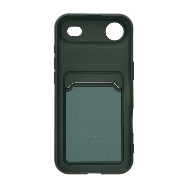 iPhone Air Cover med kortholder Grøn