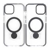 iPhone 15 Cover Ringstativ MagSafe Sort